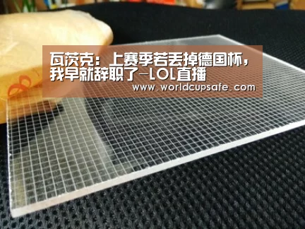 瓦茨克:上赛季若丢掉德国杯,我早就辞职了-LOL直播(图2) 开云电竞